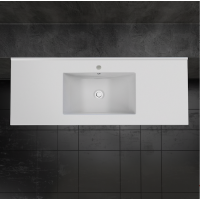 Ceramic Cabinet Basin - Rectangle Series 1200 Single