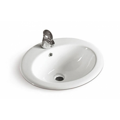 Ceramic Inset Vanity Counter Top Basin Sink 500mm