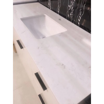 Engineered Quartz Vanity Top - Net White 1200mm