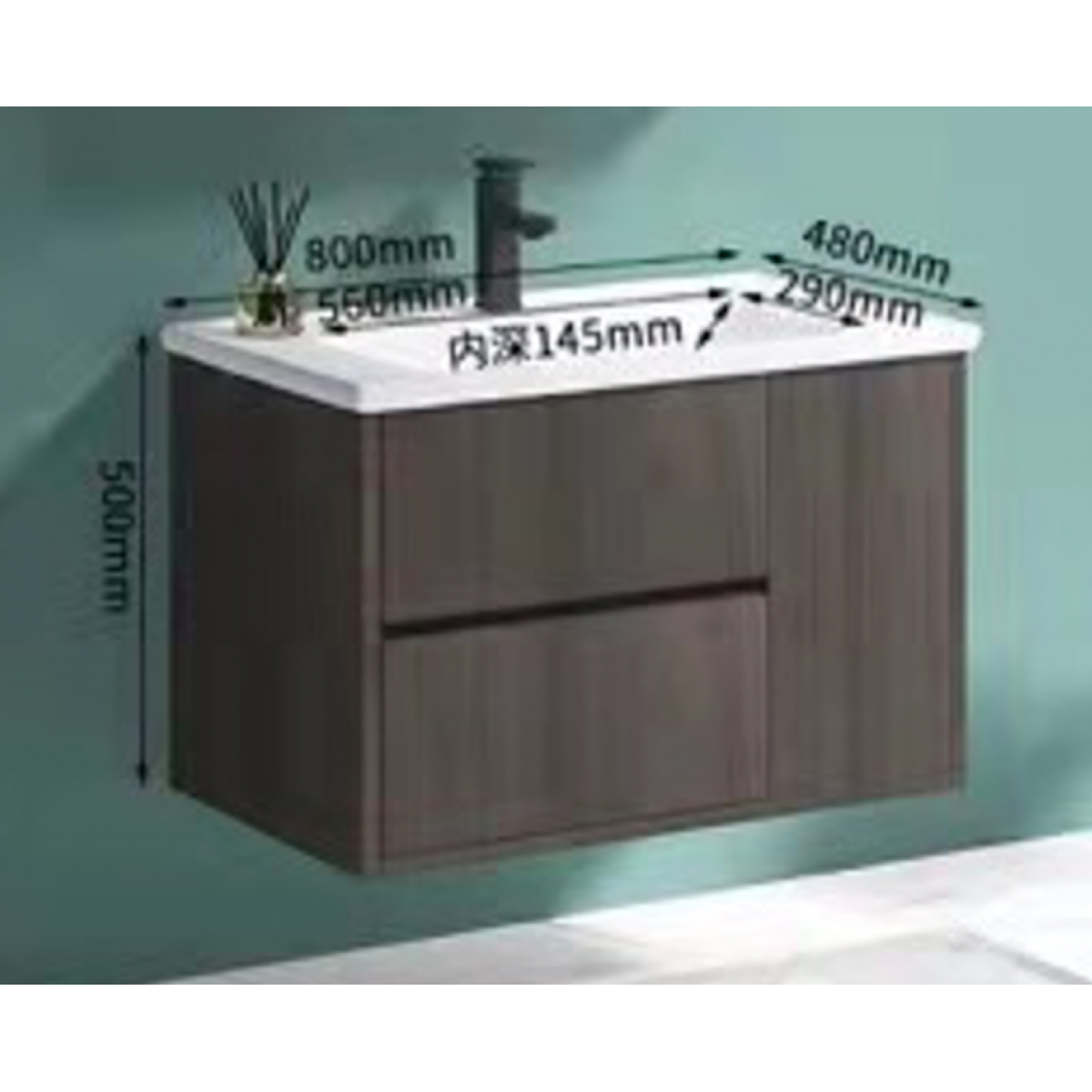 The European Bathroom Vanity 100 WaterProof H900Wlennoxbathroom