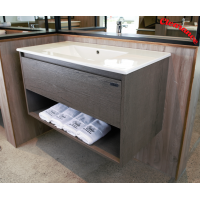 Vanity - Heron Series Plywood V1200 in Wooden Grey Color - 100% Water Proof