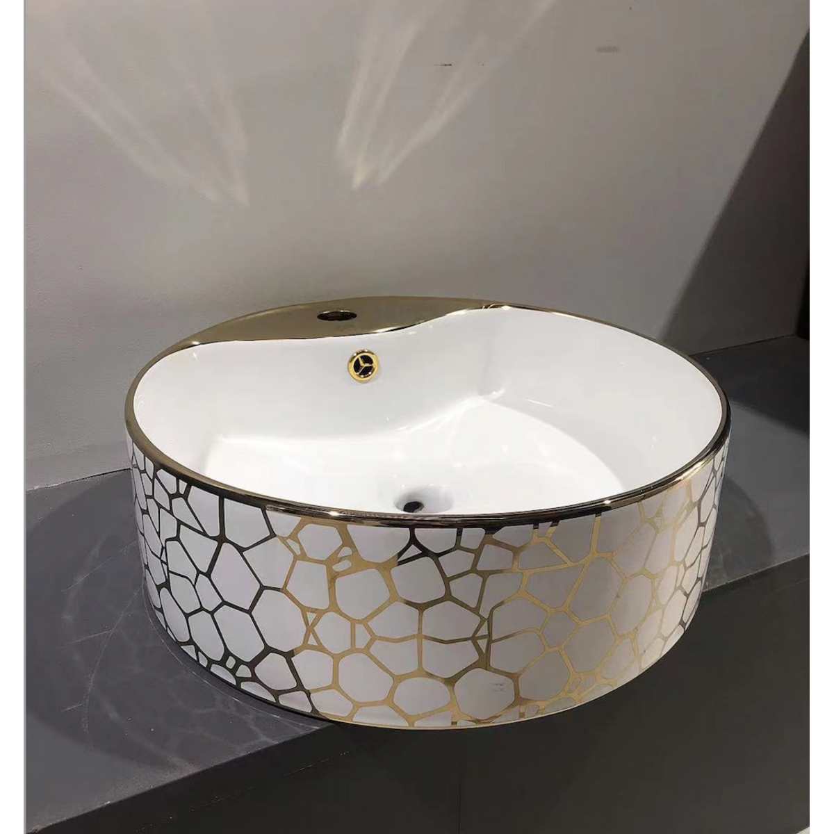 Counter Top Ceramic Basin 226 Goldenlennoxbathroom