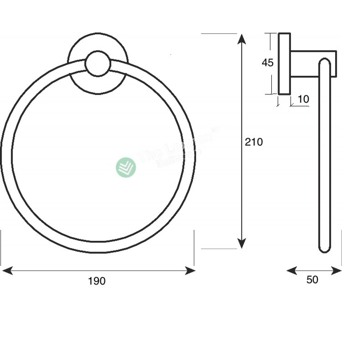 Towel Holder Round Series 220006