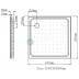 Shower Tray - Square Series 1000X1000mm Corner