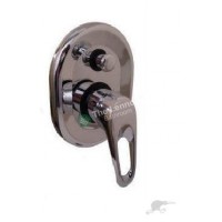 Bath Mixer With Diverter Round L005E