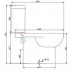 Toilet Pan - Two Piece A3969 Base S-Pan