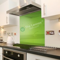 Glass Splash Back 600*600mm Green