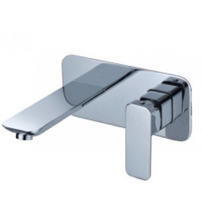 Bath Spout with Shower Mixer Square Series HD4003 Chrome