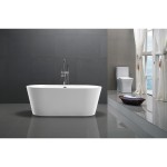 Free Standing Acrylic Bath Oval 6815 1600mm