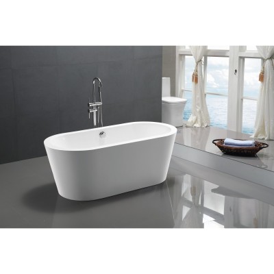 Free Standing Acrylic Bath Oval 6815 1500mm