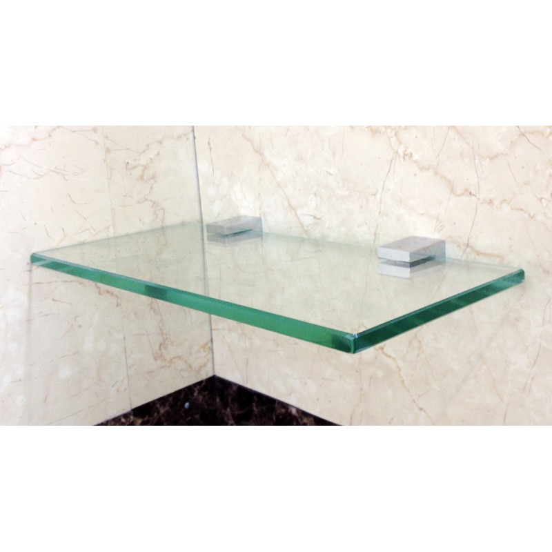 Glass Shelf Square Hung Series 805 120X250mm