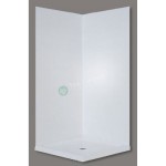 Shower Liner 2-Sided Flat Acrylic 1185x885x1900MM