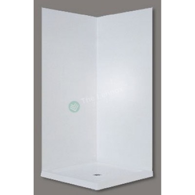 Shower Liner 2-Sided Flat Acrylic 985x985x1900MM