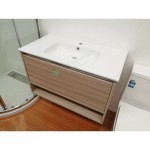 Wall Hung Vanity Poli Series 900mm Wood Grain