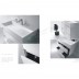 Wall Hung Vanity Rosa Series 750mm White