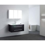 Wall Hung Vanity Misty Series 800mm Black