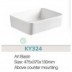 Counter Top Ceramic Basin KY324