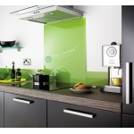 Glass Splash Back 600x750mm Green