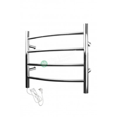 Heated Towel Rail 4 Bar Round