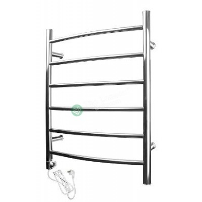 Heated Towel Rail 6 Bar Round