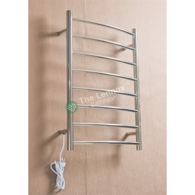 Heated Towel Rail 8 Bar Round