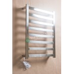 Heated Towel Rail 8 Bar Thick Square