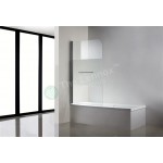 Bath Screen - Semi Series 900mm Swing Screen Frosted Glass