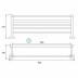 Towel Shelf - Round Series 2200-12 