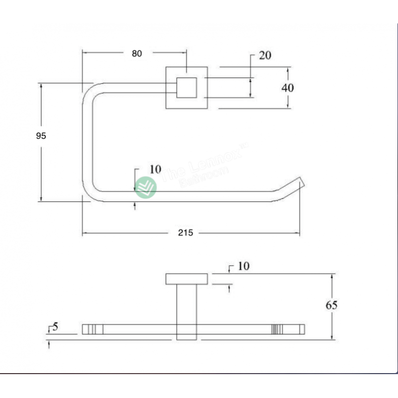 Towel Holder Suqare Series 210006