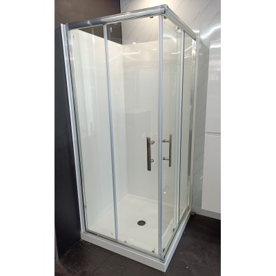 Shower Box - Double Sliding  2 Sides 900x900mm  DS900