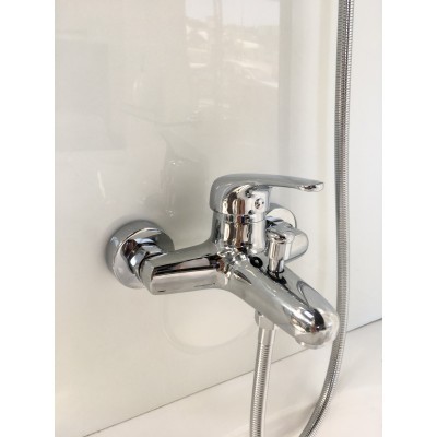 Bath Mixer with Diverter Round 2095