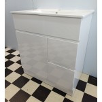 Free Standing Vanity NF750F  Gloss White