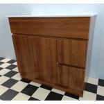 Free Standing Vanity NT900F Walnut