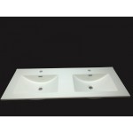 Ceramic Cabinet Basin - Rectangle Series 1200  Double