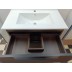 Wall Hung Vanity LUX 750 Dark Walnut