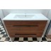 Wall Hung Vanity T900 Walnut Wall Hung Vanity T900 Walnut