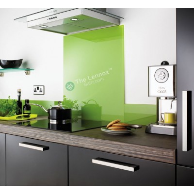 Glass Splash Back 600x750mm Green