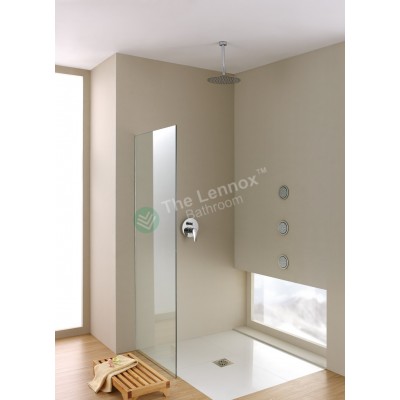 Shower Glass - Stream Series Side Panel (850X2000mm)