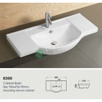 Ceramic Cabinet Basin - Round Series 900