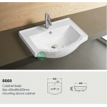 Ceramic Cabinet Basin - Round Series 600