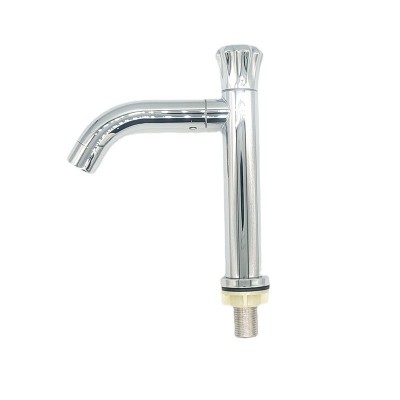 Single cold water wash hand basin faucet