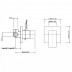 Shower Mixer - Square Series NZHFA0106 - Black