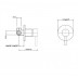 Shower Mixer - Round Series - NZHFA0126BU - Brushed Nickel