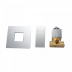 Shower Mixer - Square Series NZHFA0106 - Chrome