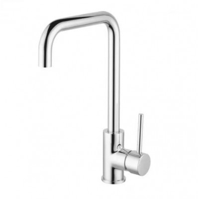 Kitchen Mixer-Round Chrome 360 degree Swivel