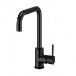 Kitchen Mixer-Round Matt Black 360 degree Swivel