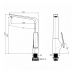 Kitchen Mixer - 360° Swivel - NZHKF1033 - Chrome