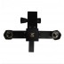 8 inch Square - NZHSS2123 - Twin Shower Set - Black
