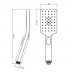 8 inch Square - NZHSS2123 - Twin Shower Set - Black