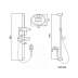 Shower Slide - Round Series - NZHSS2148 - Matt Black